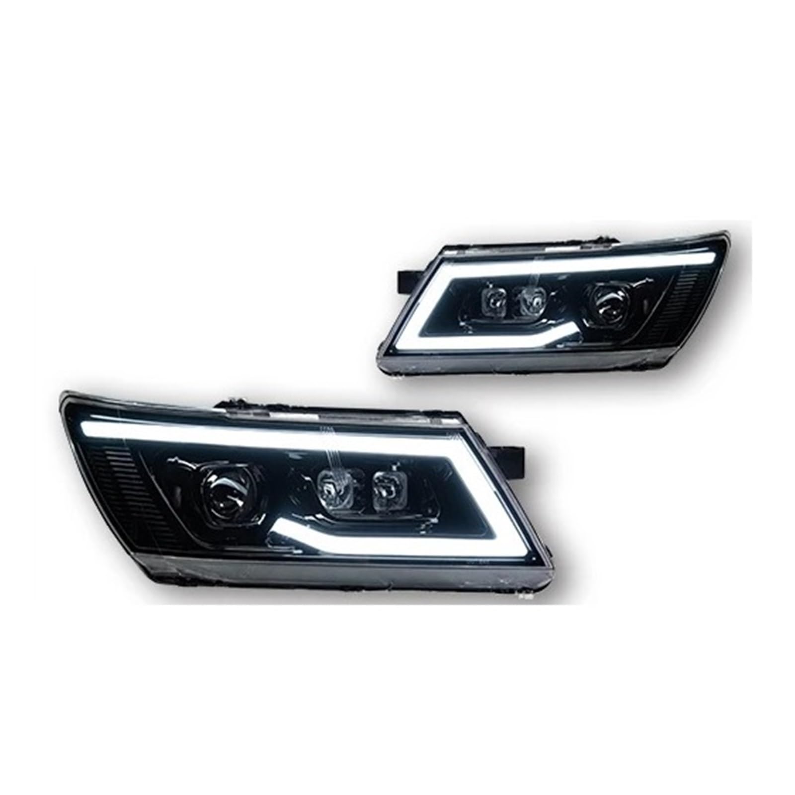 Faro Anteriore Per Dodge Per JCUV Per Journey Per Freemont 2009-2016 Fari Anteriori Per Auto LED DRL Angel Eye Bi Xenon Beam Gruppo Fari Anteriori