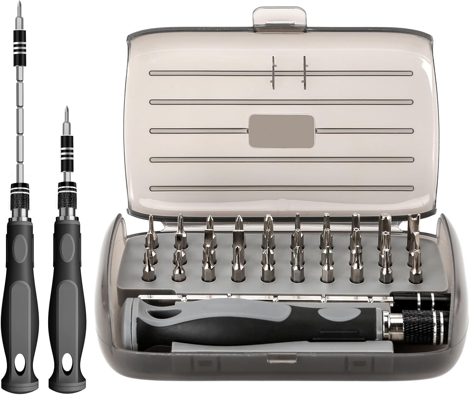 Professional Screwdriver Set, 30-Piece Precision Small Screwdriver Set with Extended Handle, Ideal for Watch, Glasses, Cell Phone, Switch and Electronics Repair for Technicians and DIY Enthusiasts