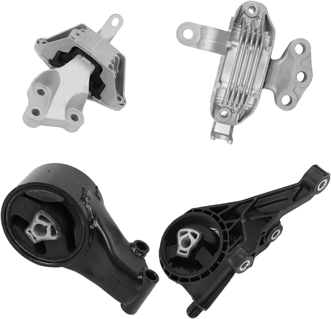 Set of 4 Engine Motor Mount and Transmission Mount Set Fits for Chevrolet Cruze 2011-2016, for Cruze Limited 2016 & Buick Cascada 2016-2019, 1.6L 1.8L, Replace# A5430, A5479, A5508, A5579