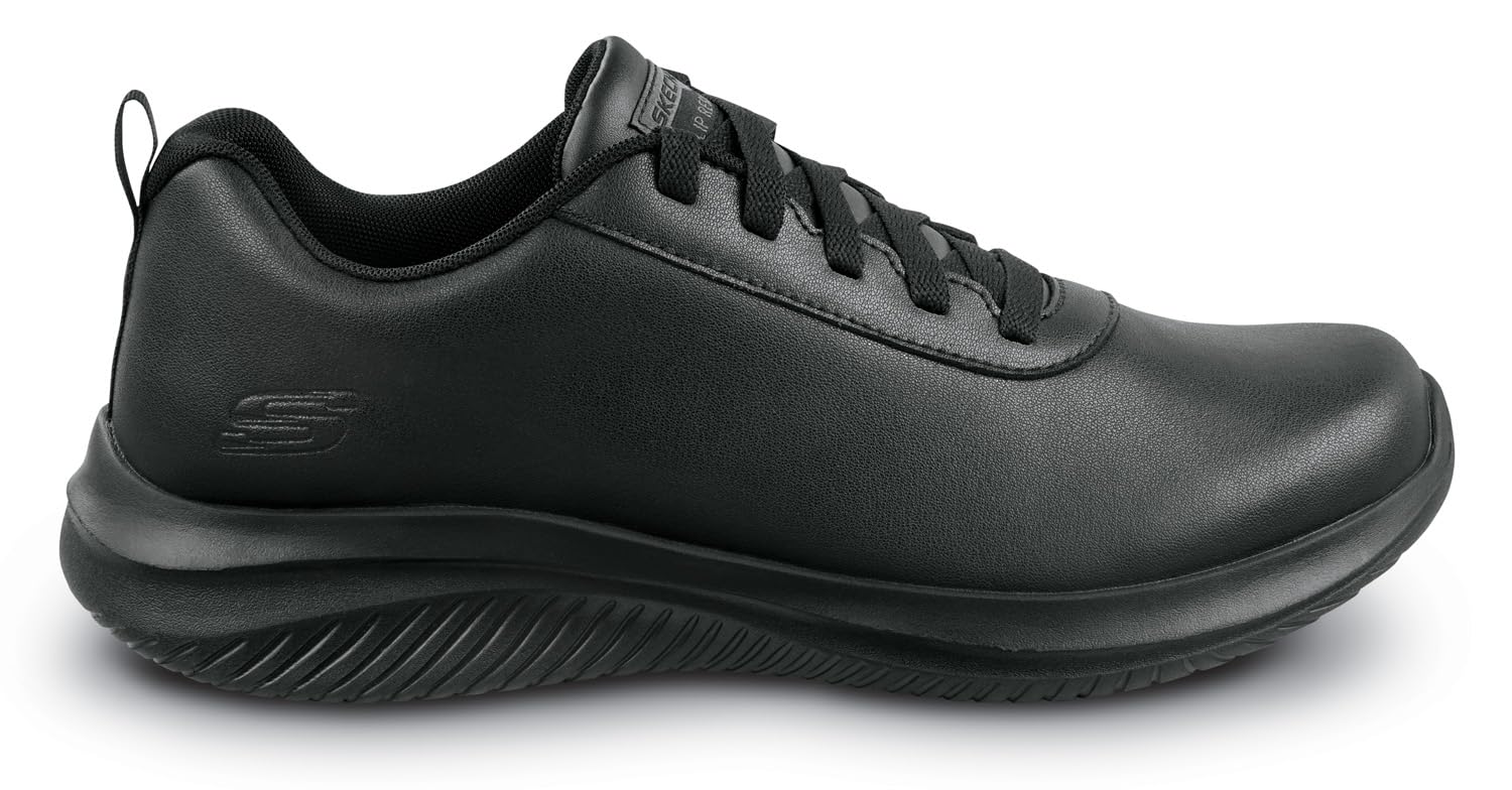 Skechers Work Ultra Flex 3.0, Eric, Zapatos de trabajo para hombre, puntera suave, EH, MaxTrax antideslizante, Oxford, zapatos de trabajo