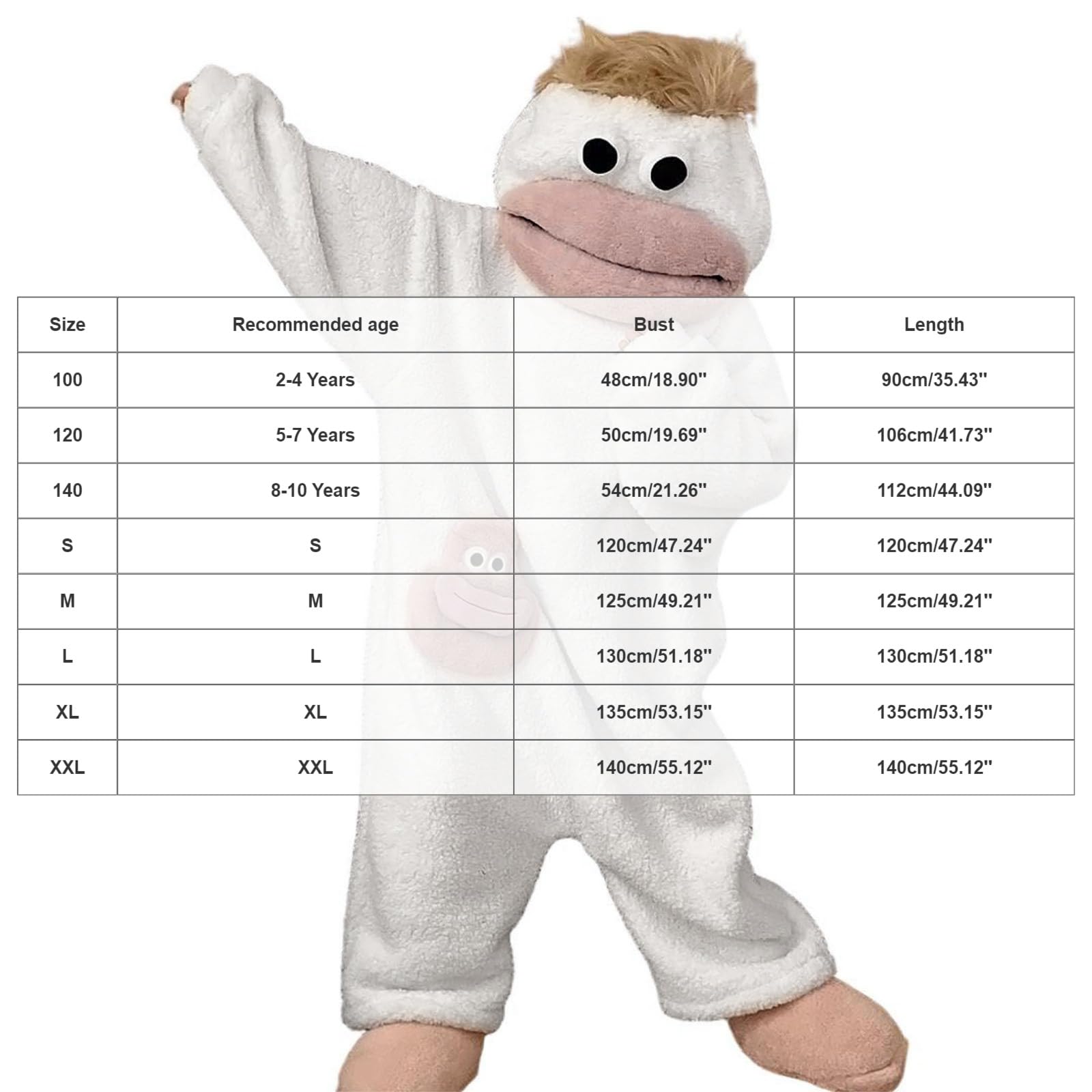 Silly Onesie Boys Girls Jumpsuit Unisex Ultra Soft Plush Hooded Onesie Overall Green Funny Monster Hooded Jumpsuits Silly Big Mouth Jumpsuit for Movie Nights Family Fun & Cozy Relaxing - Image 7