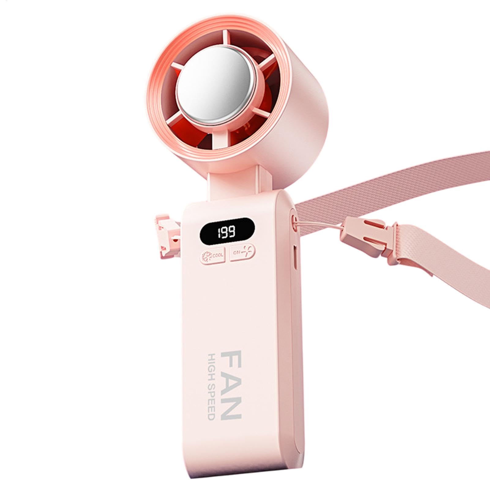 Ventilateur haute vitesse portable rechargeable USB avec flux d'air puissant de voyage