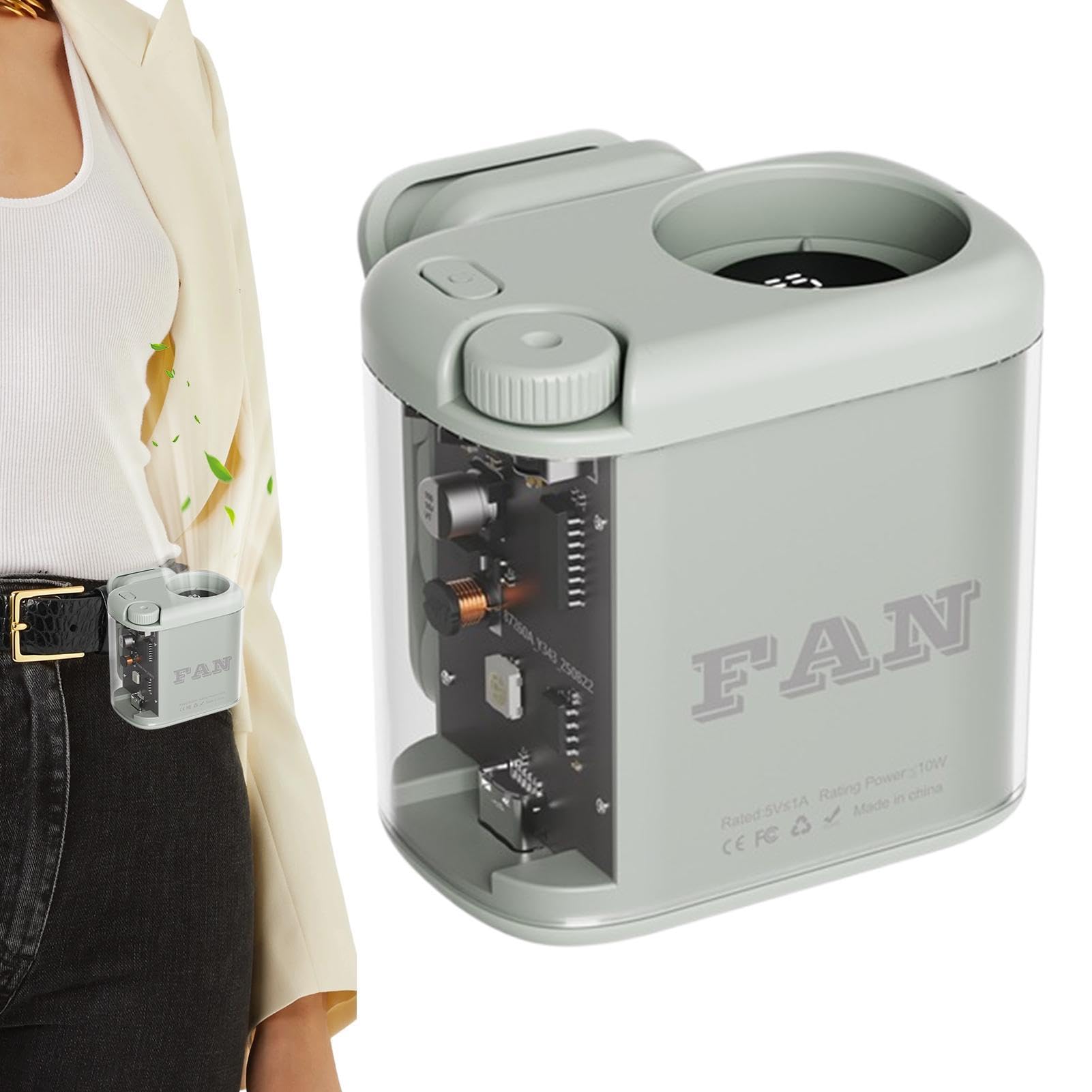 Mini ventilateur pour camping et randonnée avec éclairage pour vos vacances de plein air