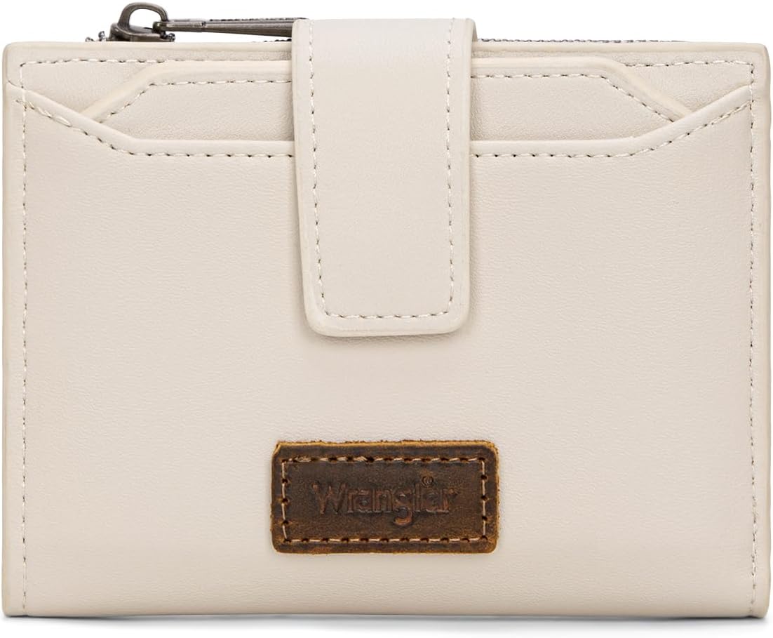 Montana West X Wrangler Small Wallet Women Bifold Wallet RFID Blocking Female Wallets with Removable ID Windows