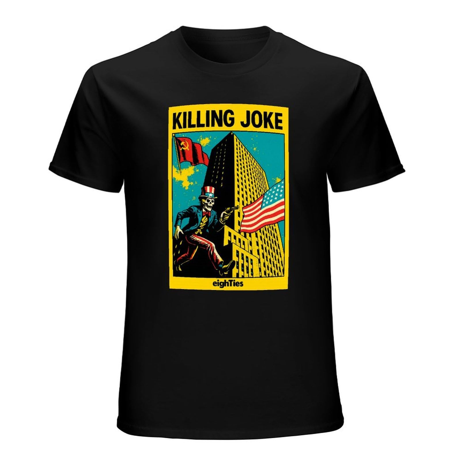 Killing Joke Eighties Punk Rock Retro Vintage Hipster Men's Black T-Shirt Unisex Tee Shirt L