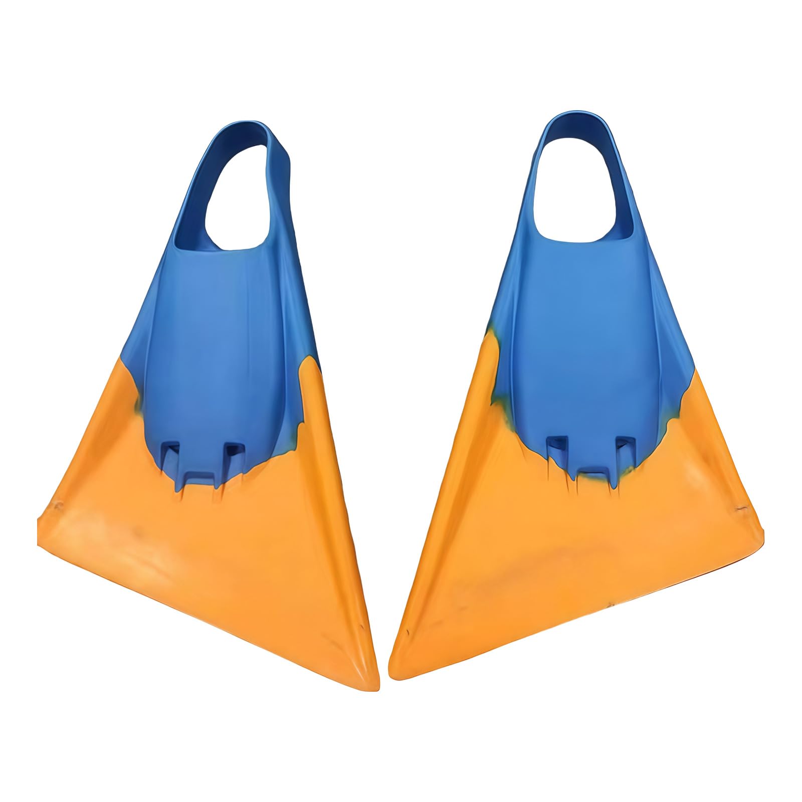 QIAOLIDA Rubber Swim Training Fin Flippers Comfortable Outdoor Swimming Fin Training Flippers for Teen and Adult