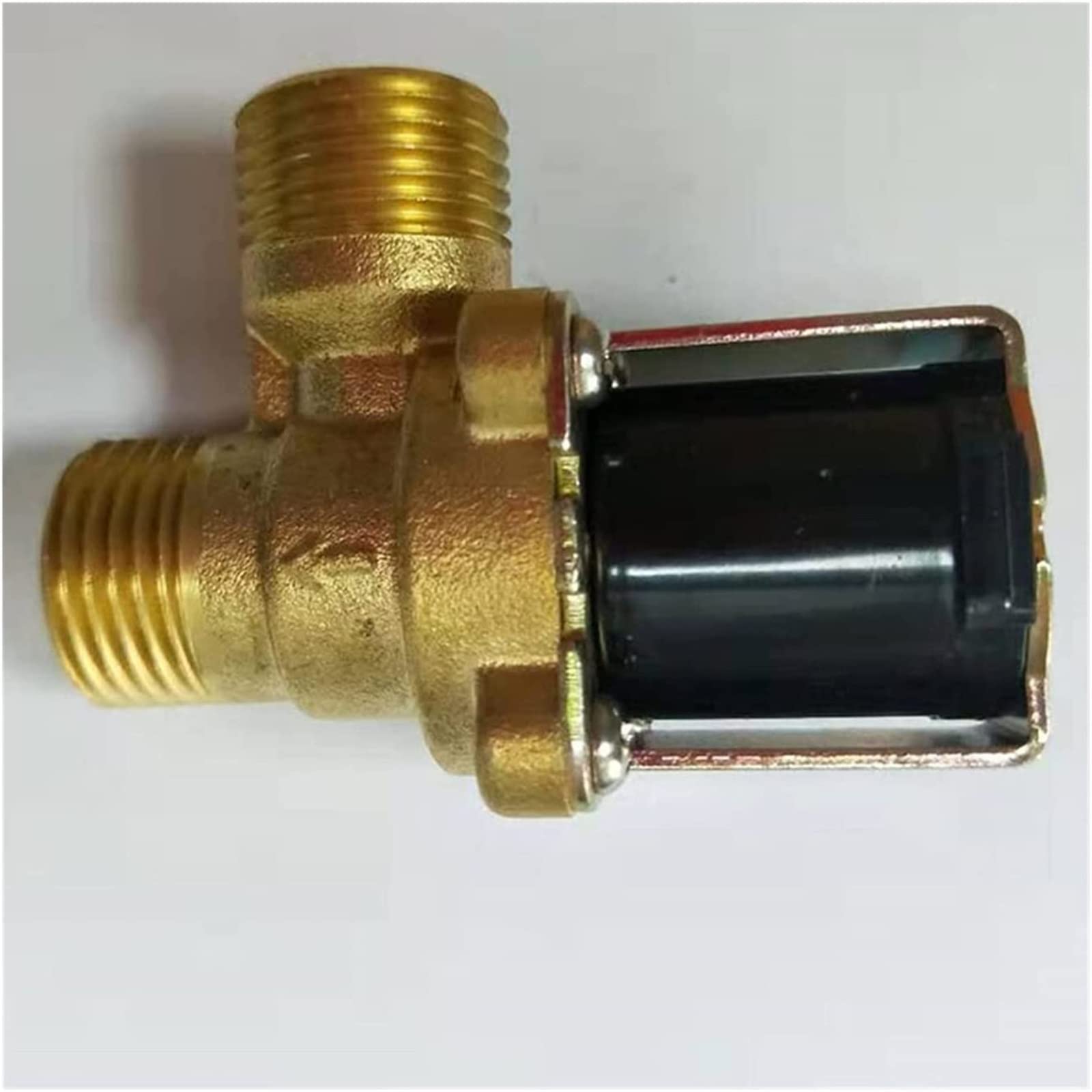 DC12 V DN15 G1/2 mosiężny zawór elektromagnetyczny normalnie zamknięty, przełącznik wlotu wody, filtr przydatny