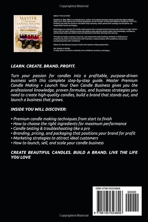 Master Premium Candle Making + Launch Your Own Candle Business: (The Premium Candle Business Series, Book 1) image 3