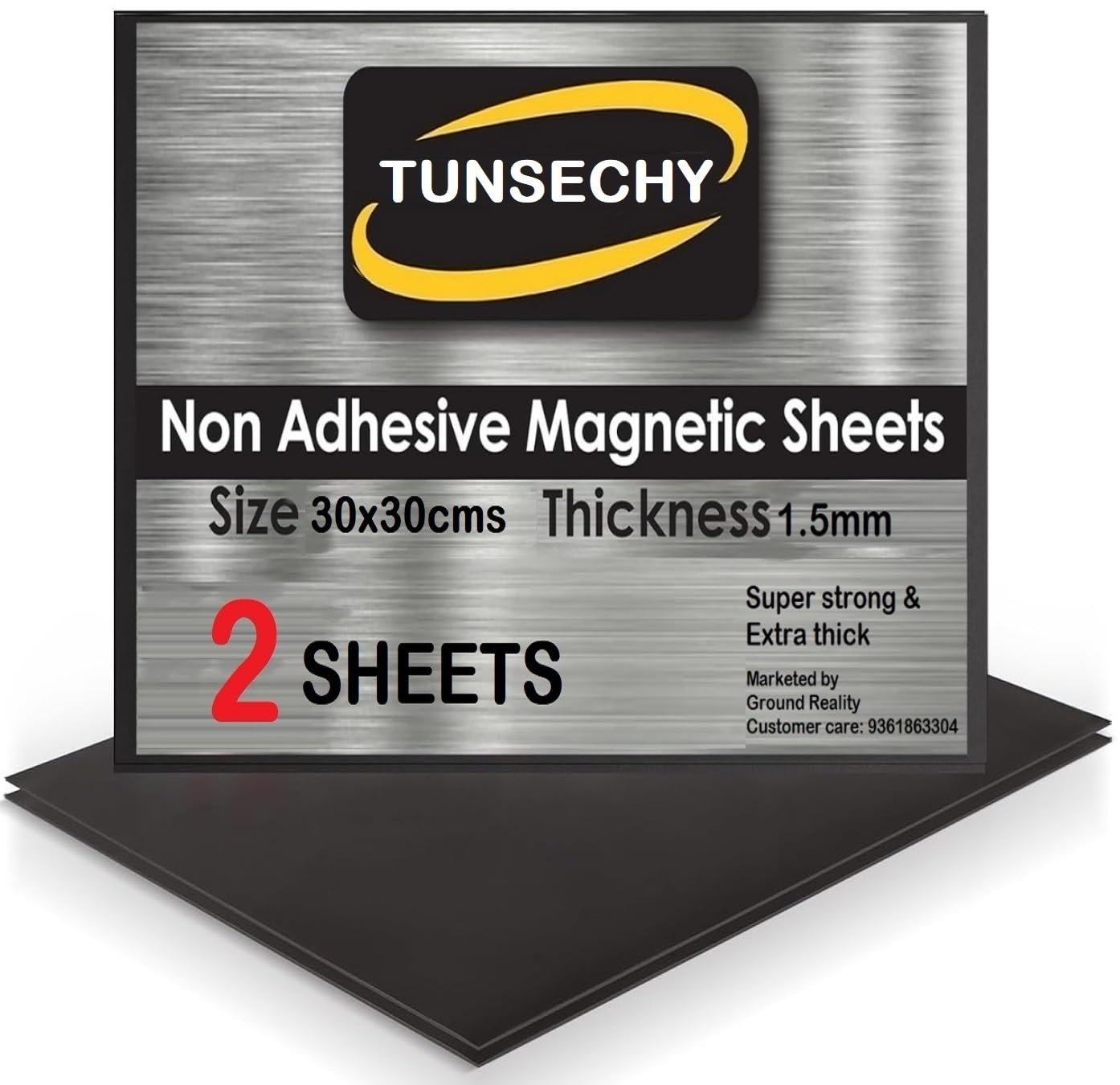 2 Pack 1.5mm Thickness Large Size Magnetic Magnet Sheets, Non Adhesive, Easy-to-Use for DIY Art | Crafts, Photo Fridge Magnets, Create Your own Designs (Size: 30X30 cms)-image-37