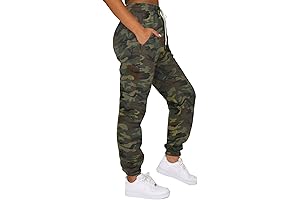 High-Waisted Camo Sweatpants for Ultimate Comfort and Style