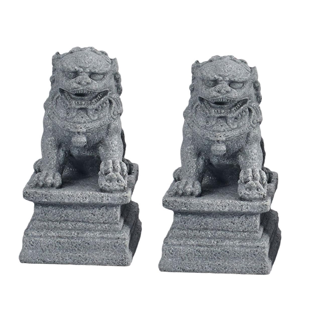 Lions gardiens TOYANDONA pour sublimer votre micro-paysage zen