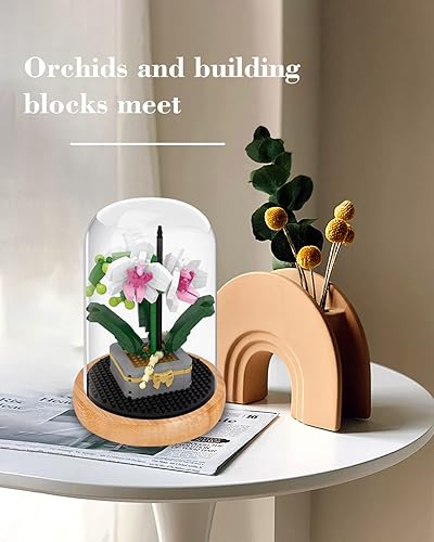 Miniatura 3 de Mini bloques de construcción de flores, juguetes de construcción de micro bloques de construcción para adolescentes y adultos, regalo de cumpleaños,