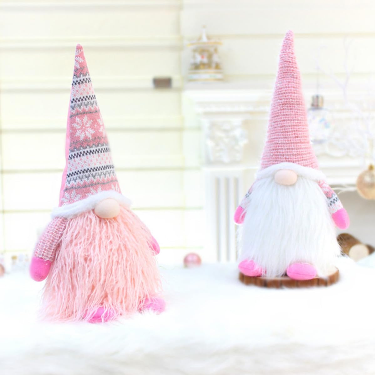 BESPORTBLE 6 Stück Weihnachtswichtel Ornament Dekorative Puppe Rosa aus