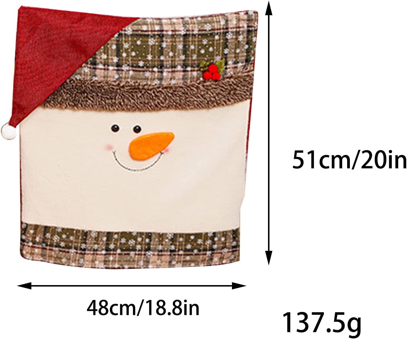 Fundas for sillas navideñas,Fundas for sillas de comedor,4 piezas Fundas for sillas de comedor navideñas,Protector de fundas elásticas for sillas de Navidad,Fundas for sillas Parsons de cocina lavable