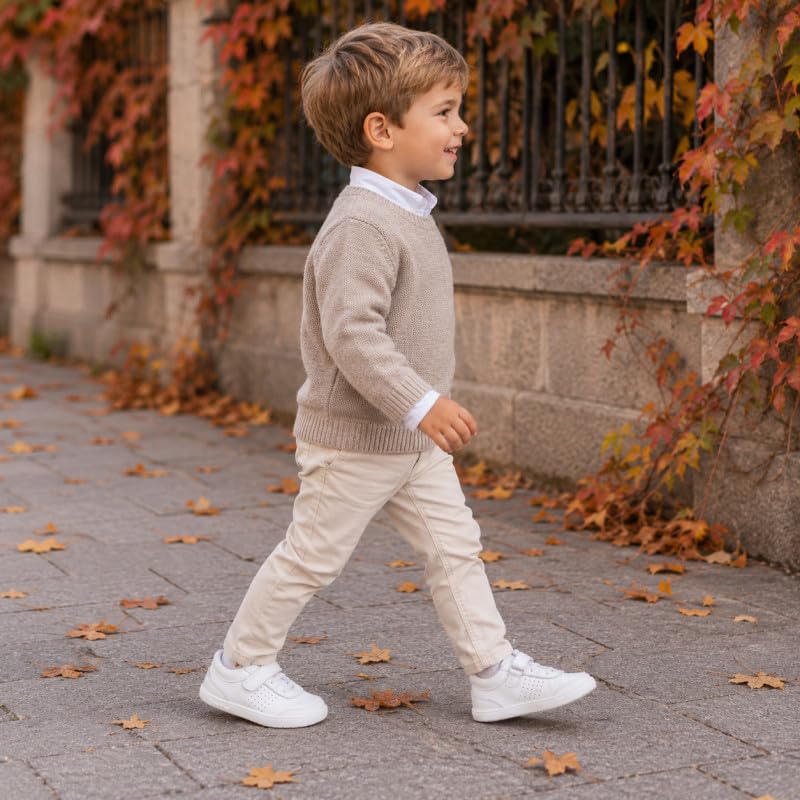 BABY FREE Zapato guarderia Blanco – Primeros Pasos Barefoot