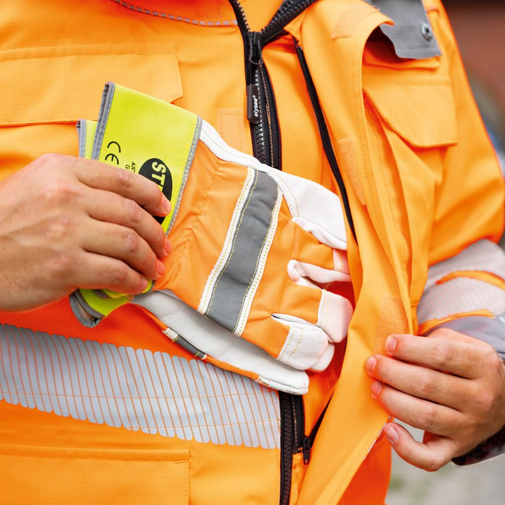 Elysee WARNSCHUTZPARKA HERWIN ORANGE/GRAU EN ISO 20471