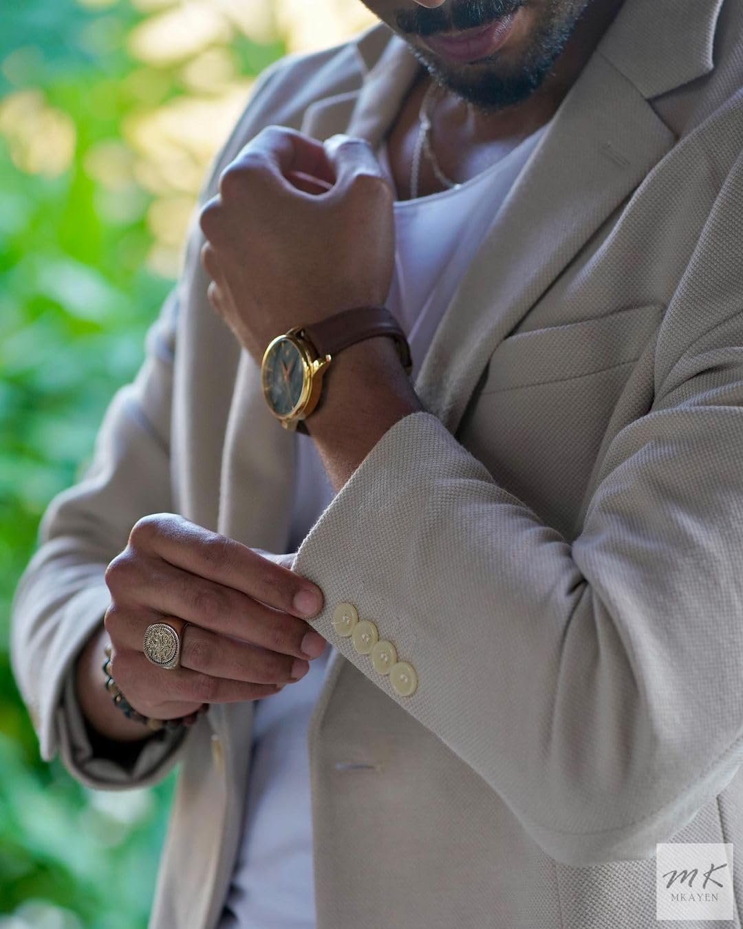 PJ PAUL JONES Men's Casual Knit Blazer Suit Jackets Two Button Lightweight Unlined Sport Coat - Image 2