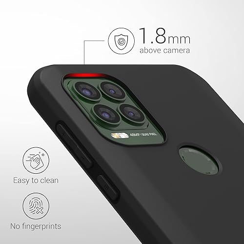 Miniatura 3 de kwmobile Funda compatible con Motorola Moto G Stylus 5G - Funda protectora de silicona TPU suave y delgada - Negro mate