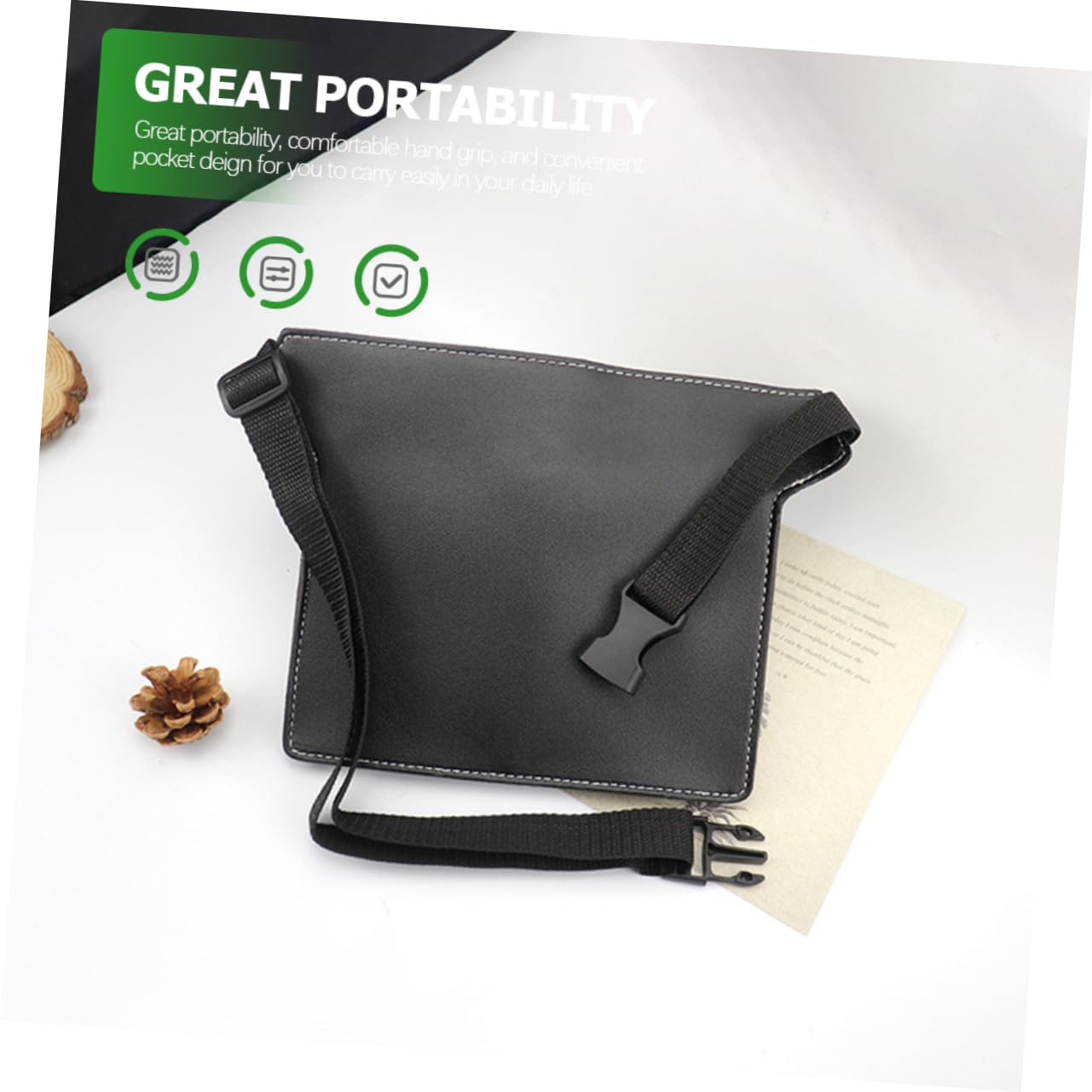 TOVINANNA Scissor Holder Hairdressing Tool Bag Barber Shear Case Hair Tool Waist Pouch Salon Scissors