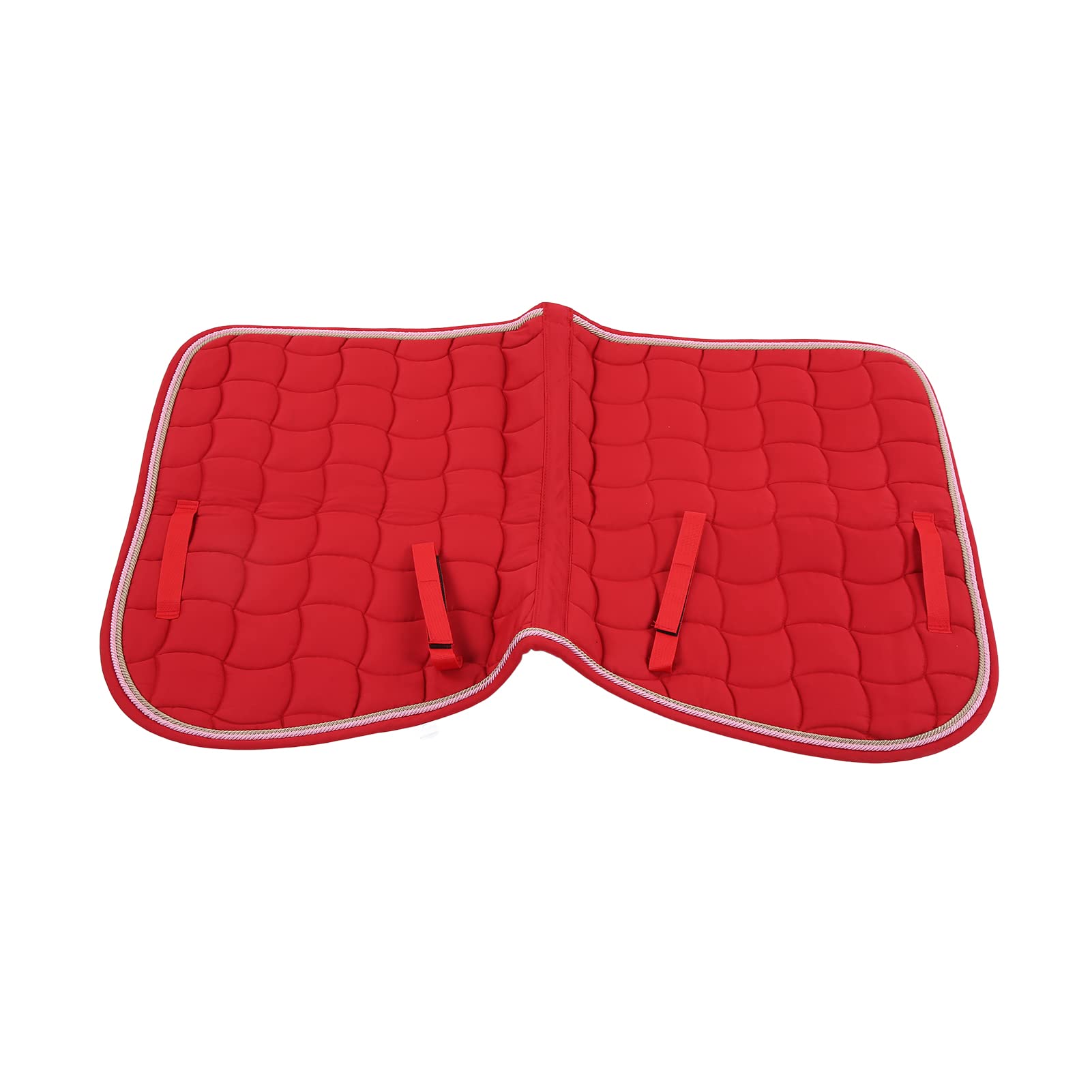 Airshi Mantilla Multiusos, Mantilla de Cuerda Doble para Caballos (Rojo)
