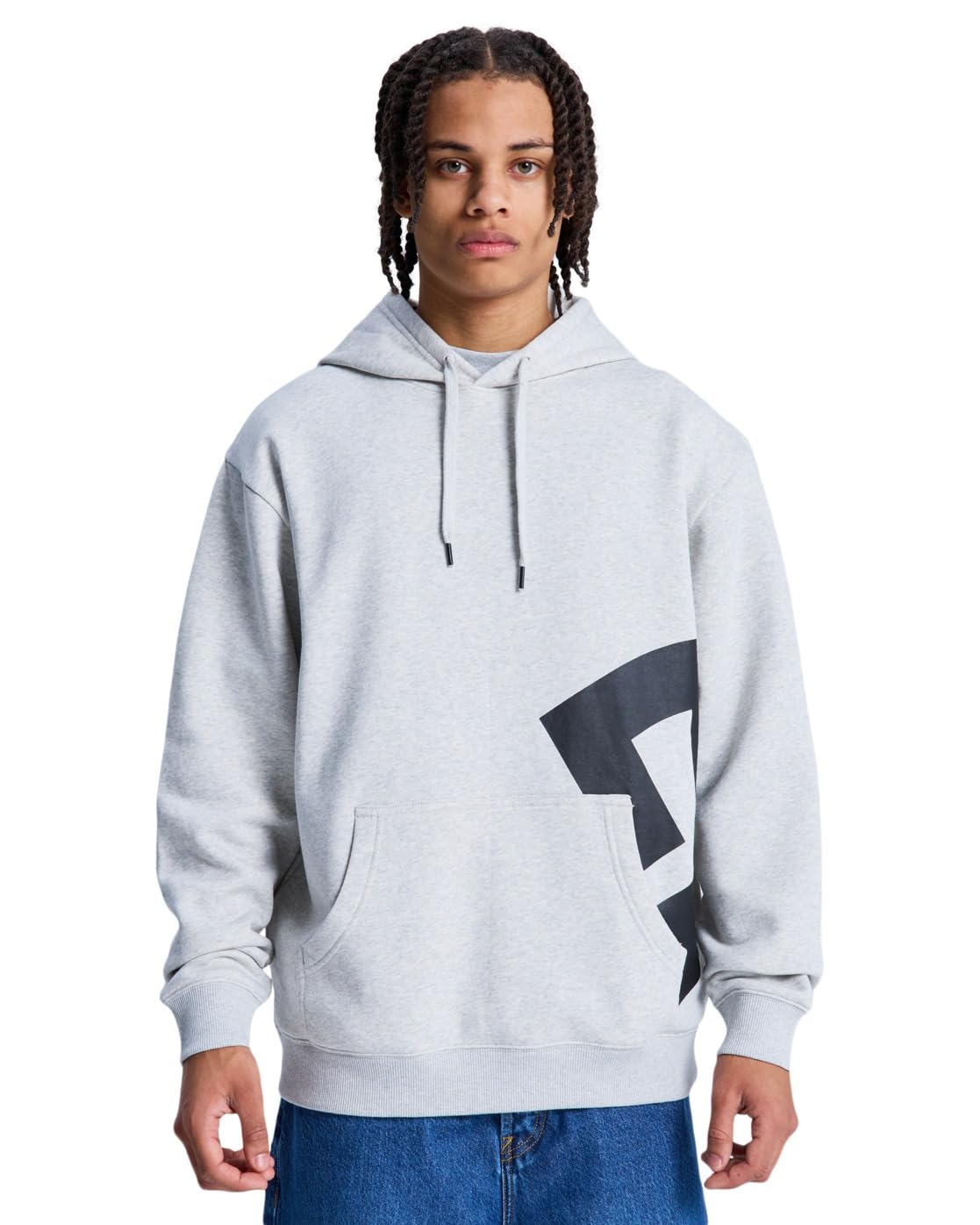 Dc Shoes Men's Gris Hooded Sweatshirt Lanai