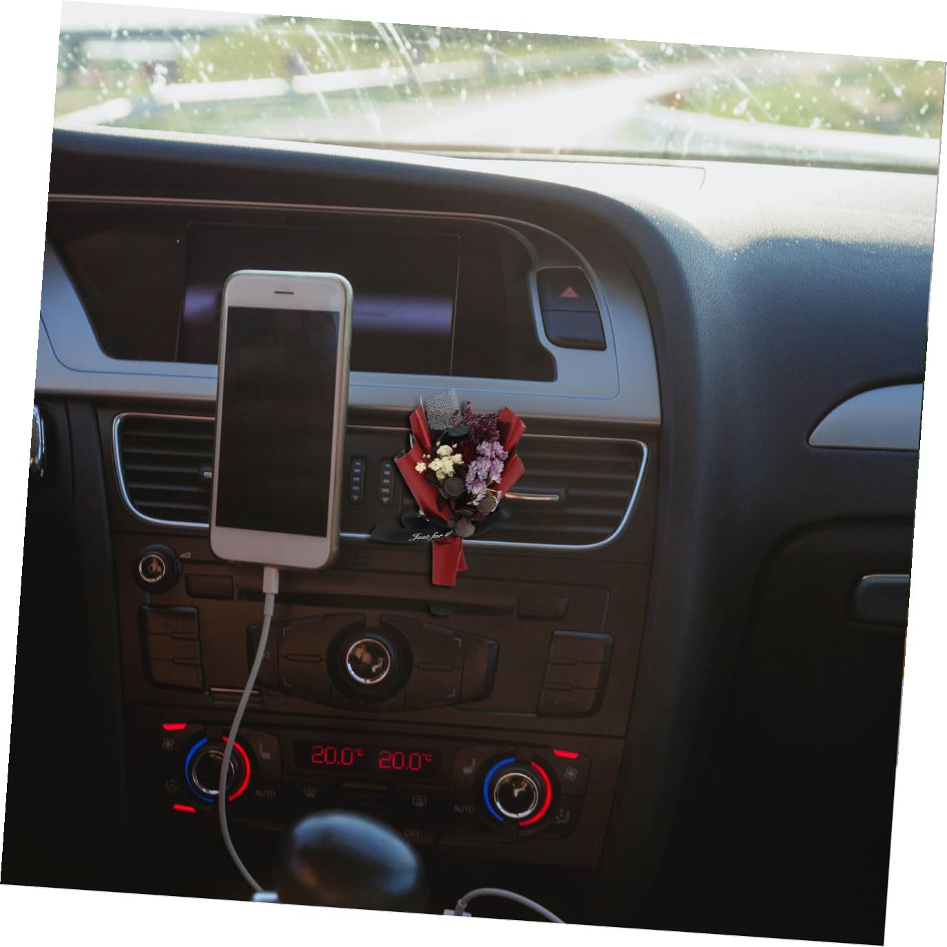 SUPVOX 4pezzi Clip Per Auto Fiore Decorativo Diffusore Unico Per Aria Per Interni Auto e Domestici Design Resistente e Facile Da Installare