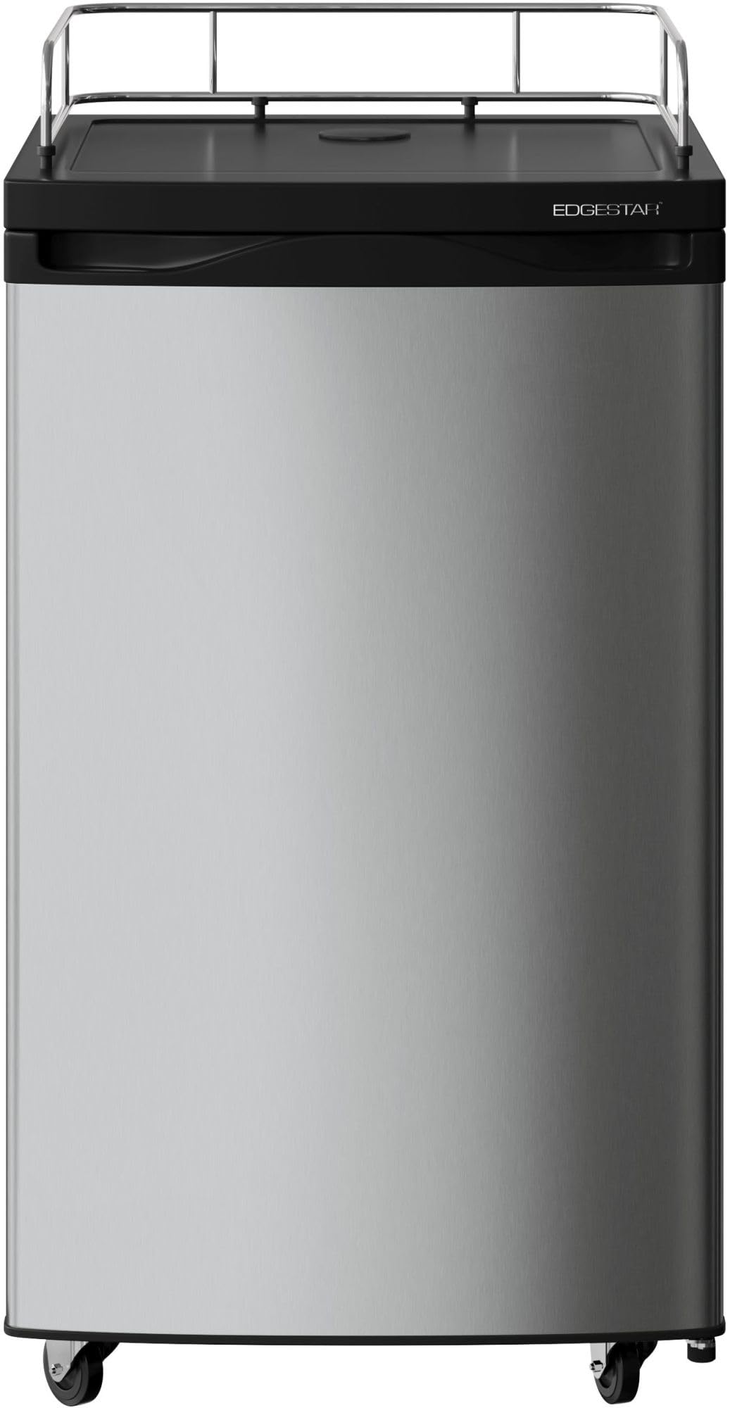 Refrigerador EdgeStar BR2001SS de acero inoxidable de temperatura ultrabaja para conversión de barril de cerveza