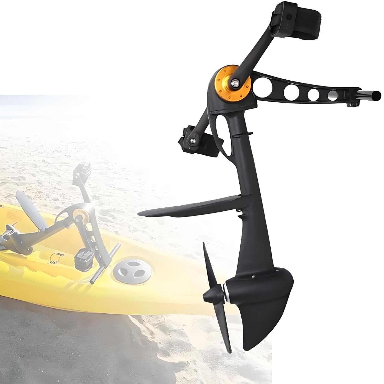 AiODiO Kayak Pedal Drive Kit, Sturdy Propulsion Device for Radar Kayaks, Foot Operated Kayak Suitable for Kayaks and Inflatable Fishing Boats, Pedal Motor for Kayaks