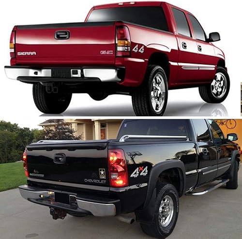 Vista 19 de IRONTEK Bisel de repuesto negro para manija de puerta trasera compatible con Chevrolet 99-07 Silverado 1500/Silverado 2500, para GMC 99-07 Sierra