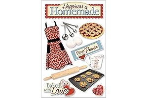Homemade Recipe Book Vinyl Stickers