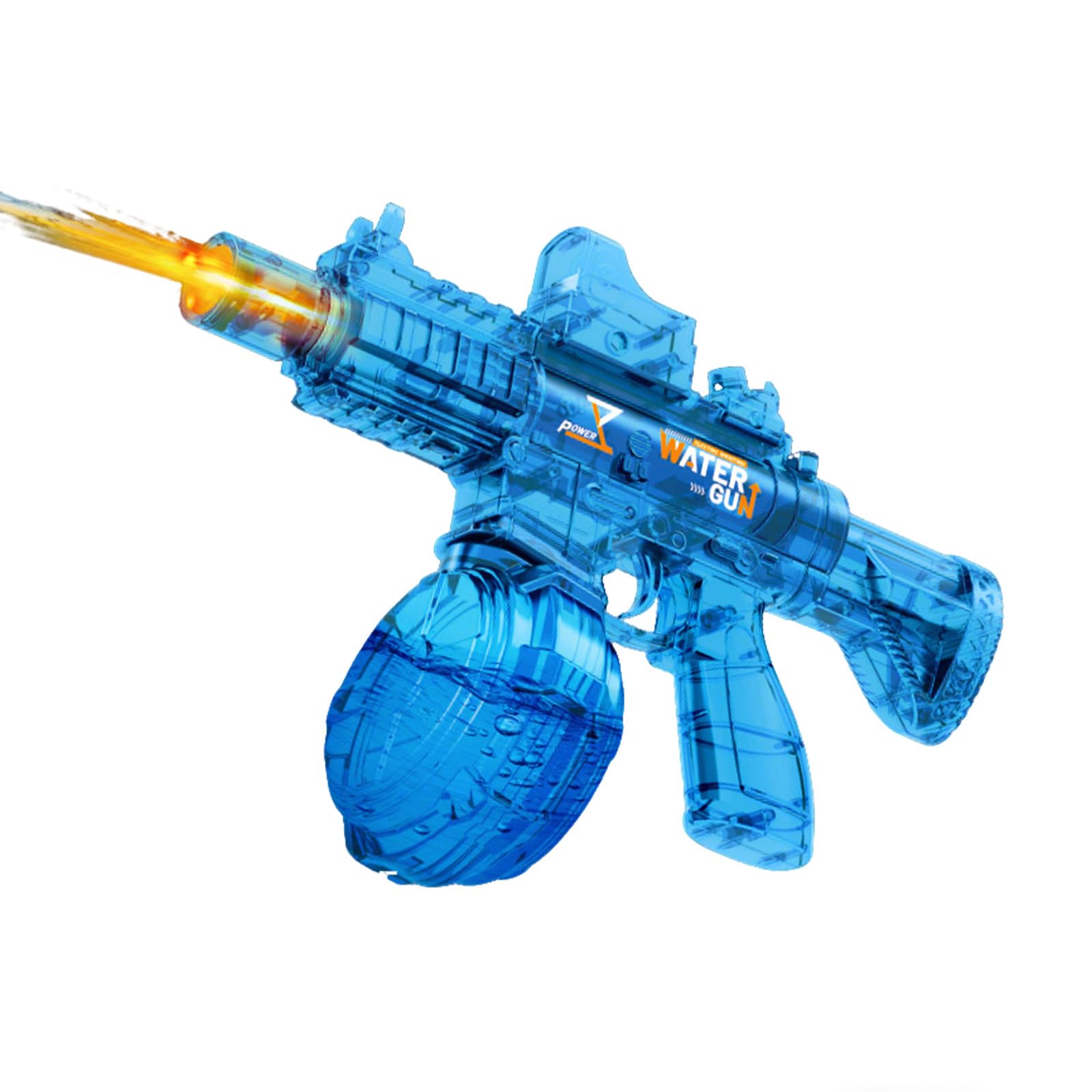 Electric Water Gun For Adults, Automatic Squirt Gun High Pressure Long Range Shooter Water Blaster Pistol Soaker With LED Effects, Summer Playing Watergun For Outdoor Pool Yard