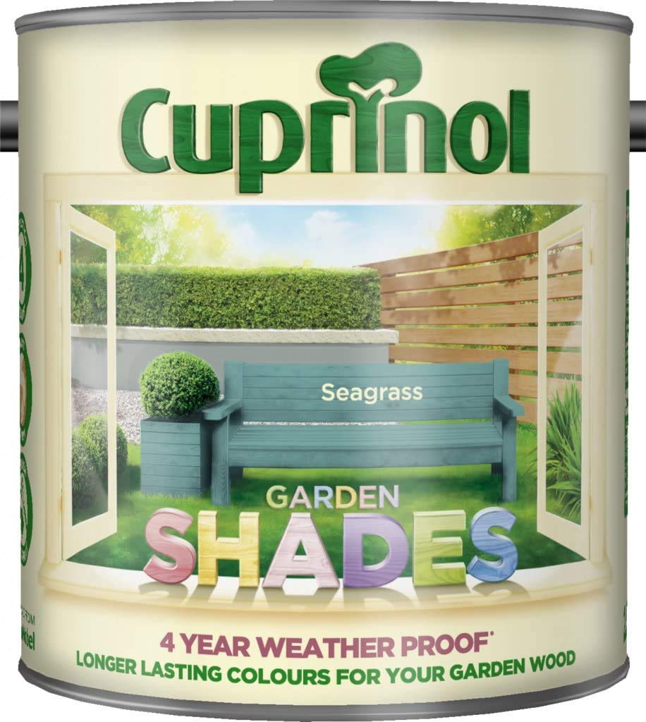 Cuprinol Garden Shades Paint in Tester Pot 125 ml, Seagrass