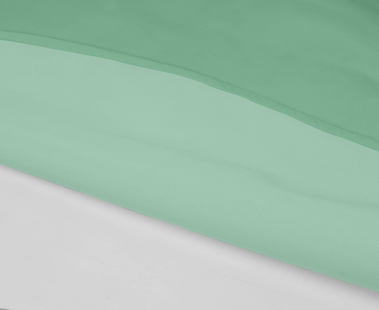 Indoor/Outdoor Tablecloth 58" x 102" Inch Rectangular Tablecloth with Umbrella Hole & Zipper, Waterproof Patio Table Cloths, Spring/Summer Table Covers for Backyard/BBQs - Aquamarine Green