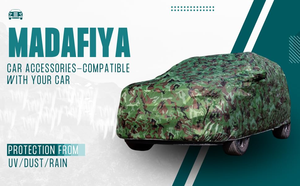 Image of Heavy-Duty Car Cover for Compatible with Maruti S Presso (2019 to 2025 All Models) Deluxe Car Protection Cover - Waterproof & UV-Resistant All-Season Exterior Protection