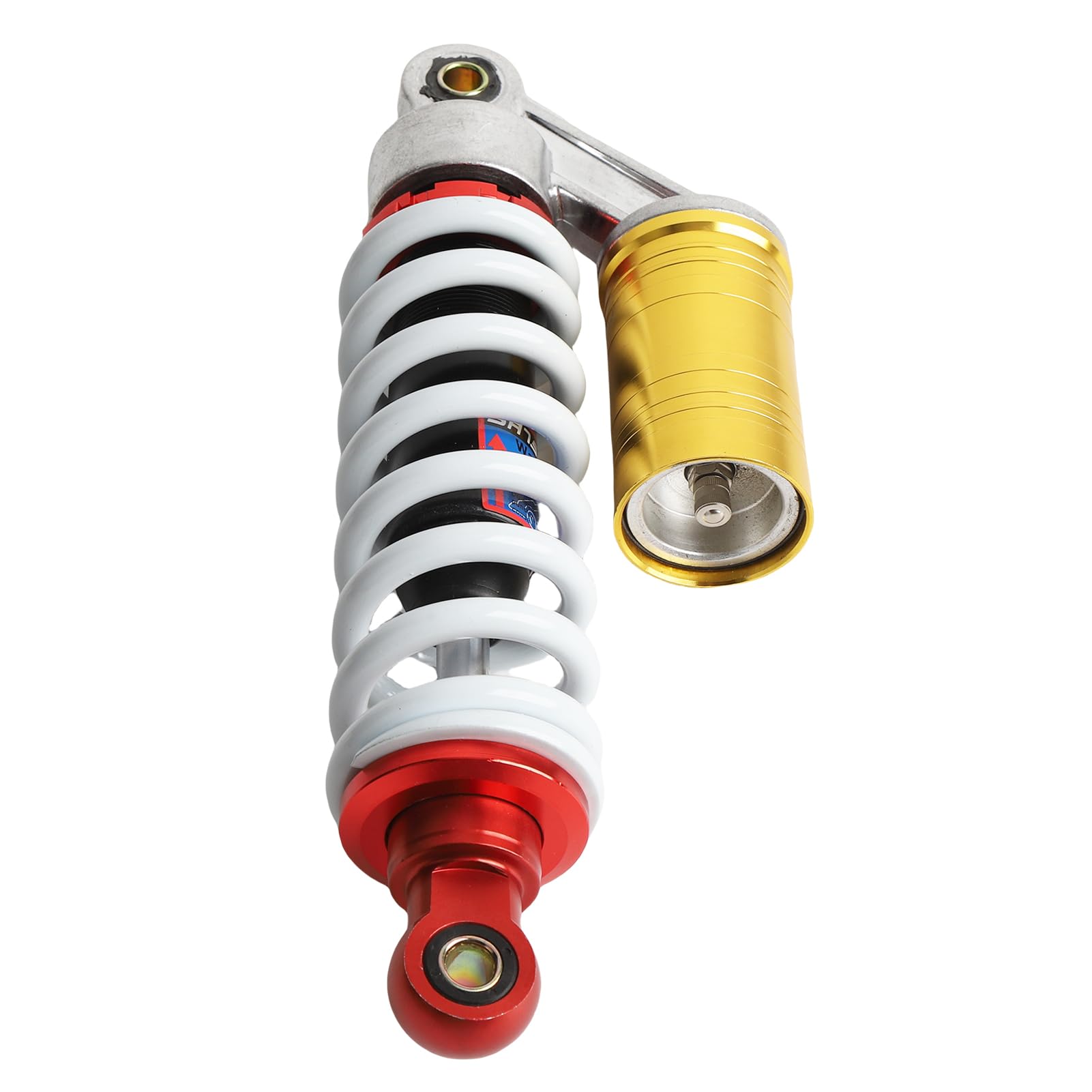 Dilwe Amortyzator Motocyklowy Regulowany Amortyzator Sprężynowy 280 Mm Stop Aluminium i Stal Sprężynowa Zawieszenia dla ATV Quad Dirt Bike Go Kart Scooter
