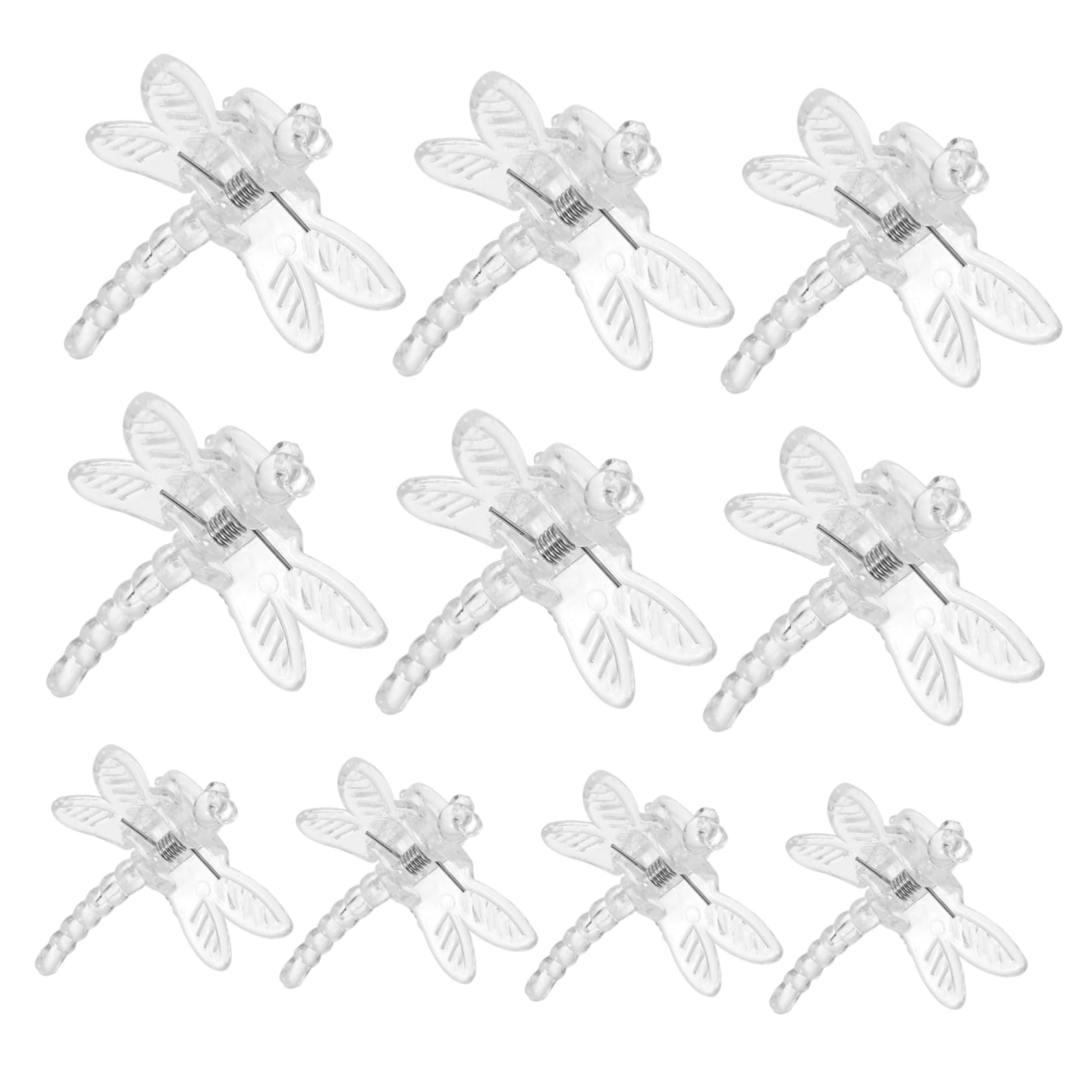 Toyvian 5 Sätze Transparente Orchideen Clips Für Pflanzenstütze Langlebige Klammern Für Ranken Und Gemüse Für Tomaten Und Bohnen Wetterbeständig Und Einfach Zu Handhaben 10 Stück * 5
