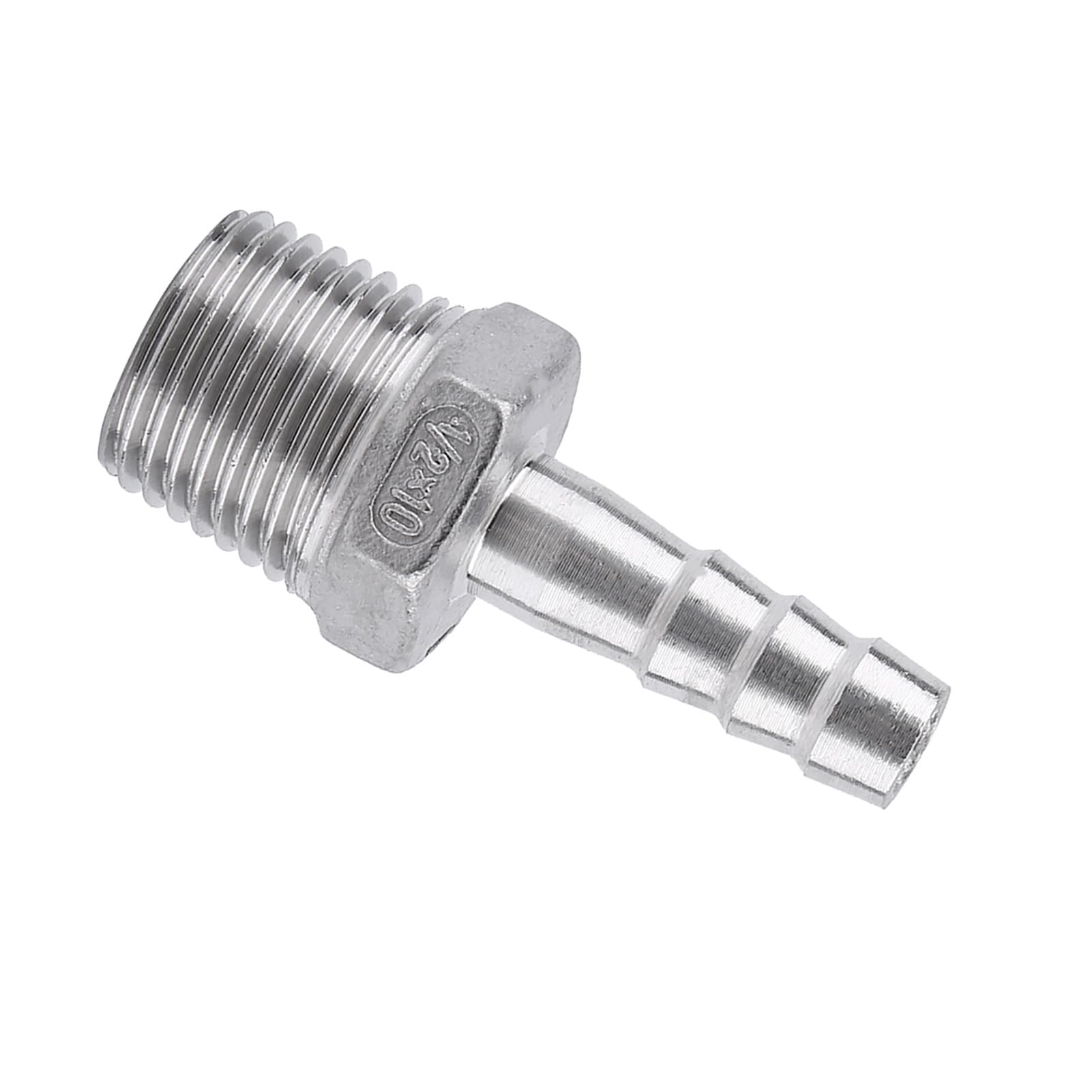 Edelstahl Rohrverschraubung 1/2'' X 8mm - Schlauchtülle Mit Außengewinde Aus SS304