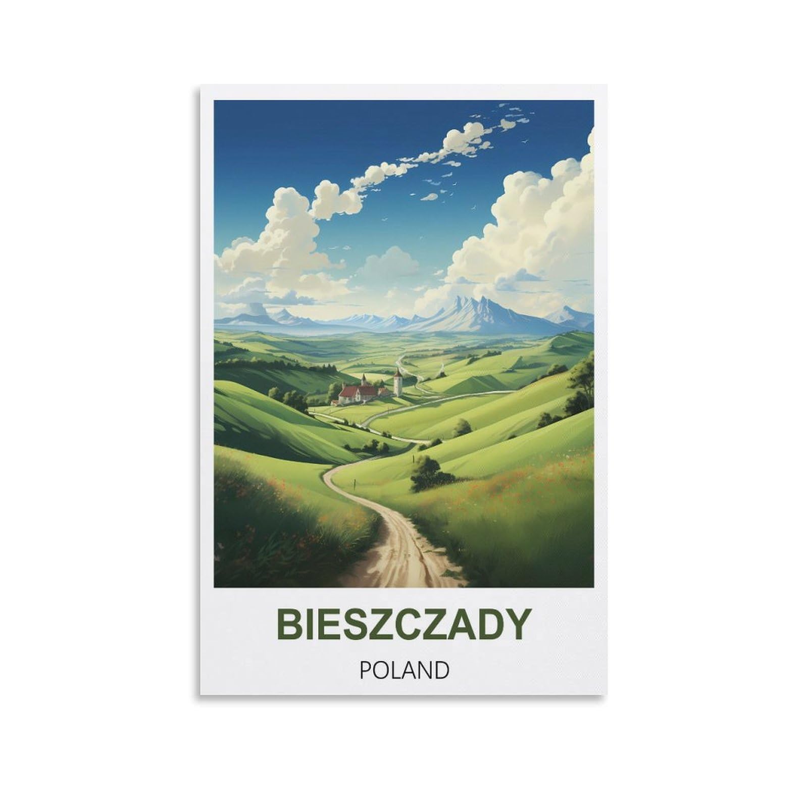 Funny Tin Signs,Bieszczady Polands Travel Tin Signs Metal Poster Wall Decor Office Cafe Bathroom Badroom 20x30cm