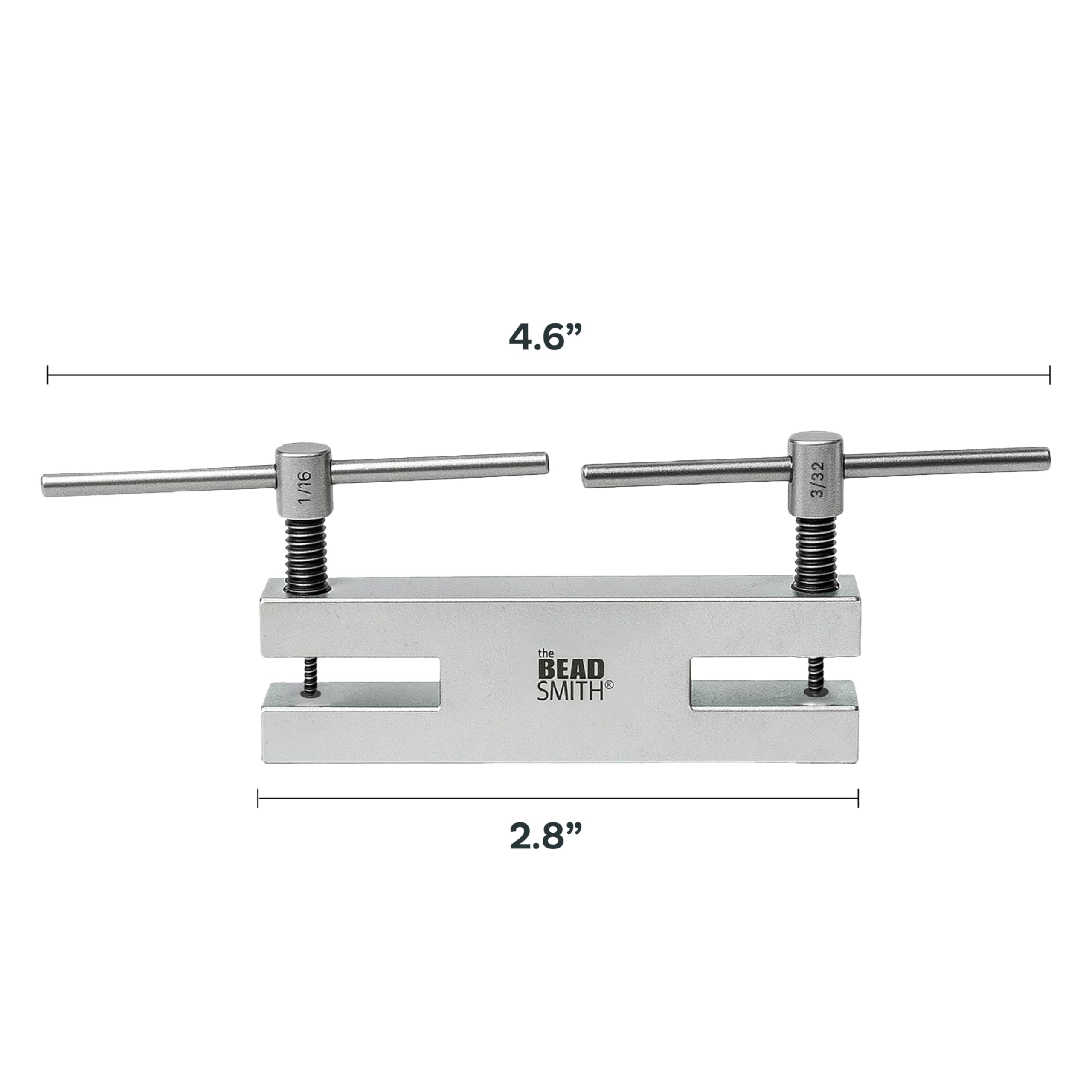 Metall Locher mit 2 Löchern in 1/16 Zoll und 3/32 Zoll