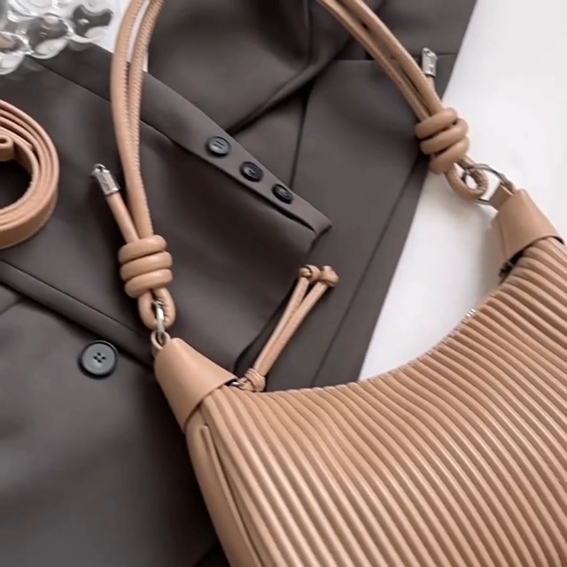 Bolso Hobo para Mujer de Cuero Vegano estilo Retro miniatura 6