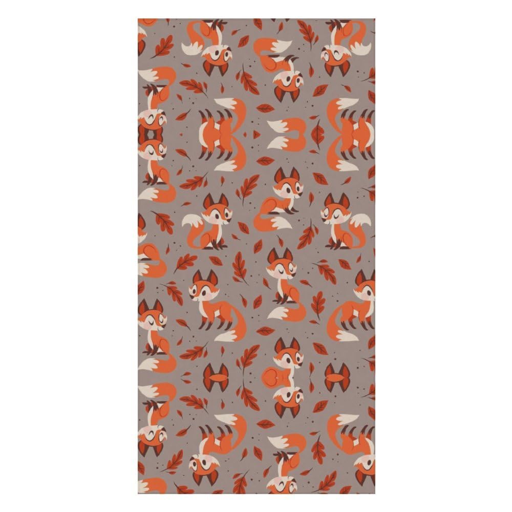 Jzemdybill Cartoon Fox Beach Towel, Bath Towel, Pool Towel Great For Gym Swimming 80 X 160Cm