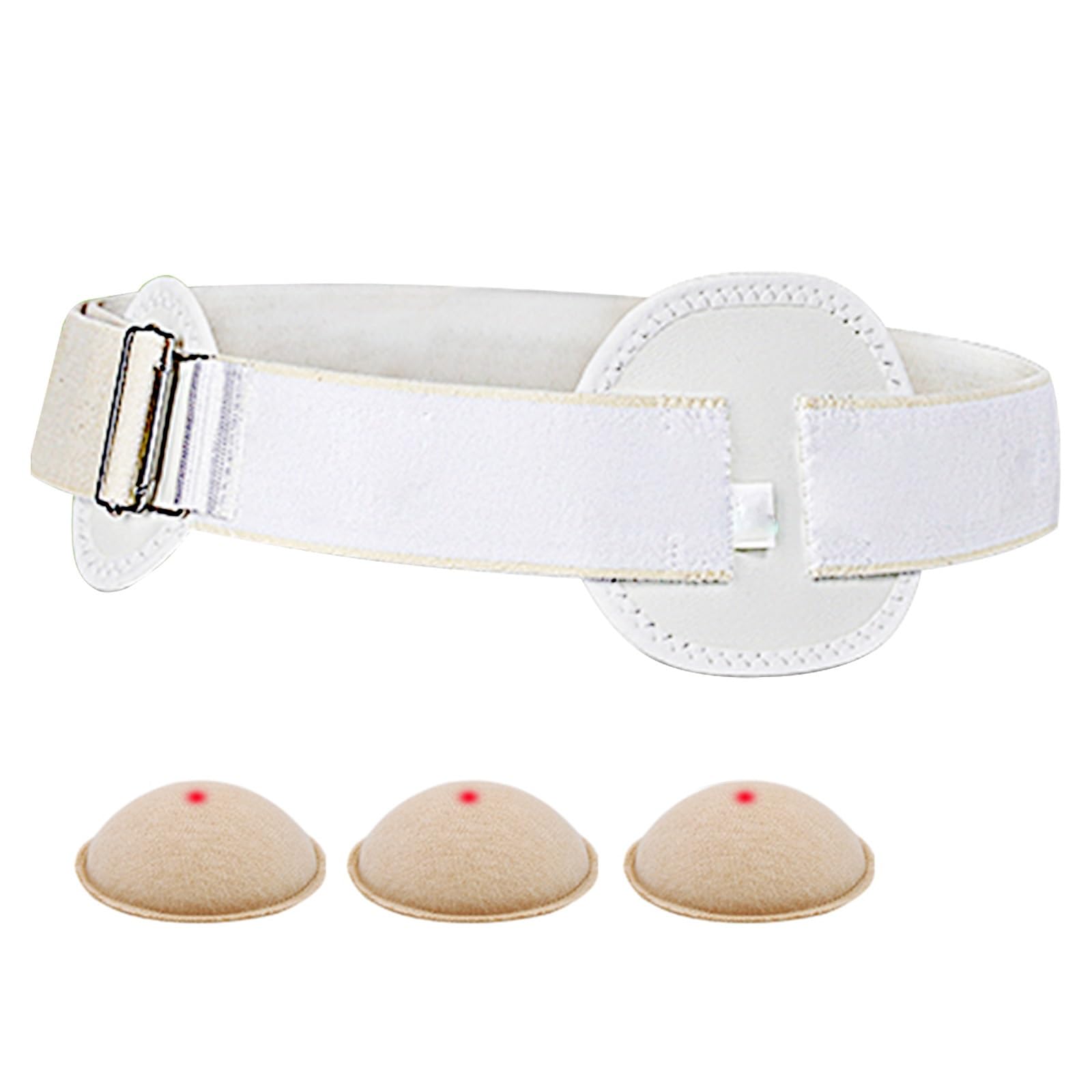 Fascia Ernia Ombelicale con Terapia Magnetica per Uomo e Donne, Pancera Post Operatoria, Fascia Elastica Addominale con 3 Cuscinetti di Compressione Rimovibili(Large)