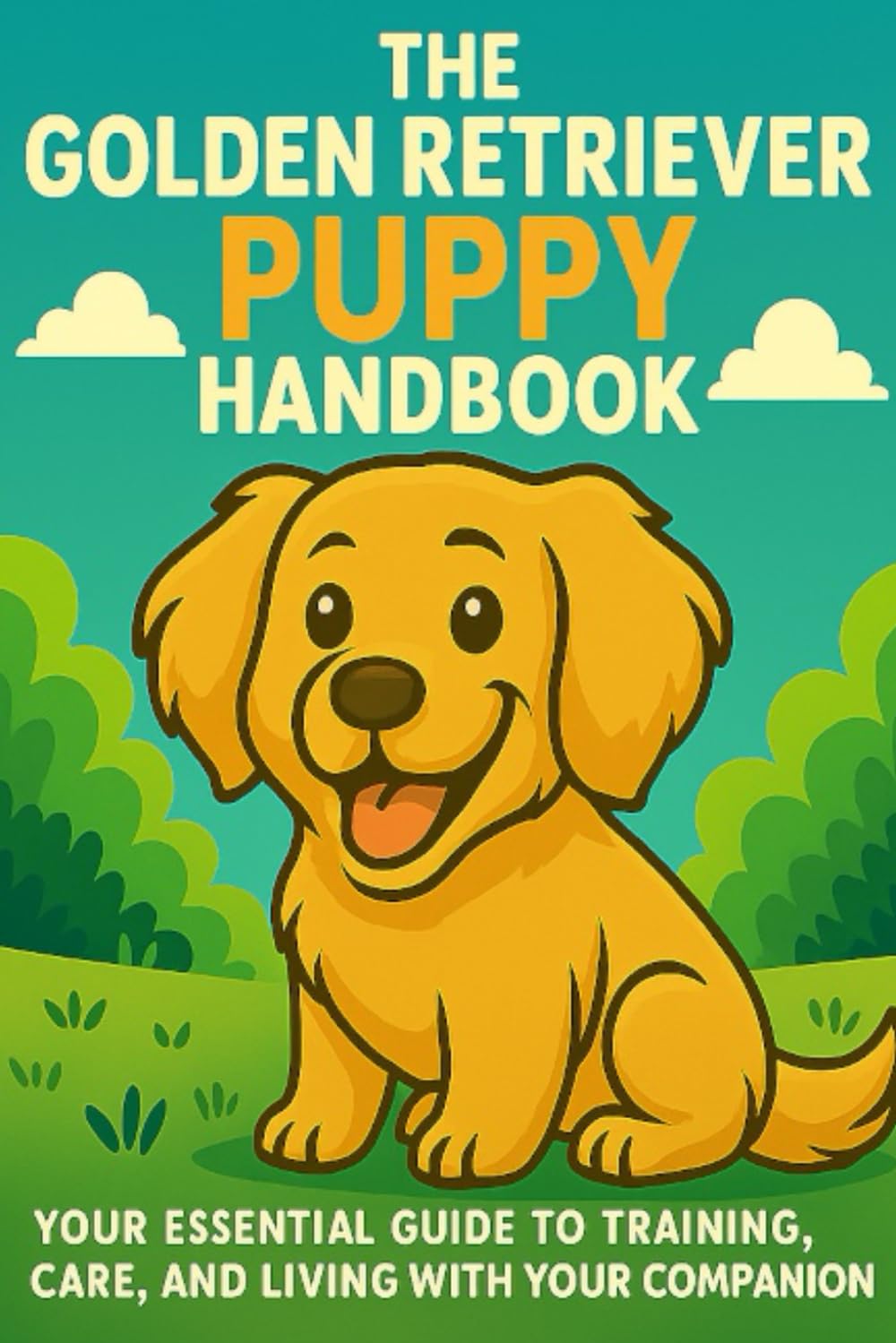 The Golden Retriever Puppy Handbook: Your Essential Guide to Training, Care, and Living with Your New Companion