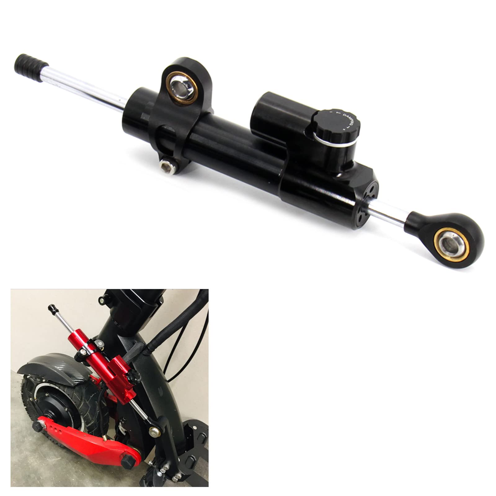 Amortisseur pour Speedual Zero 10X Scooter Trottinette Electrique Damping Kit d'Amortisseur de Stabilisateur de Direction