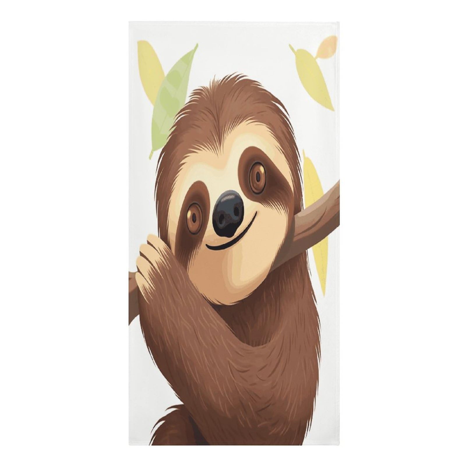 Adfgyerh Women's Style Sloth Microfiber Sand Free Towels Large Quick-Dry. Beach Towel For Swimming Pool Camping Beach .Beach Accessories， They Are Essential Accessories For Adults, And Men, Vacation Gift