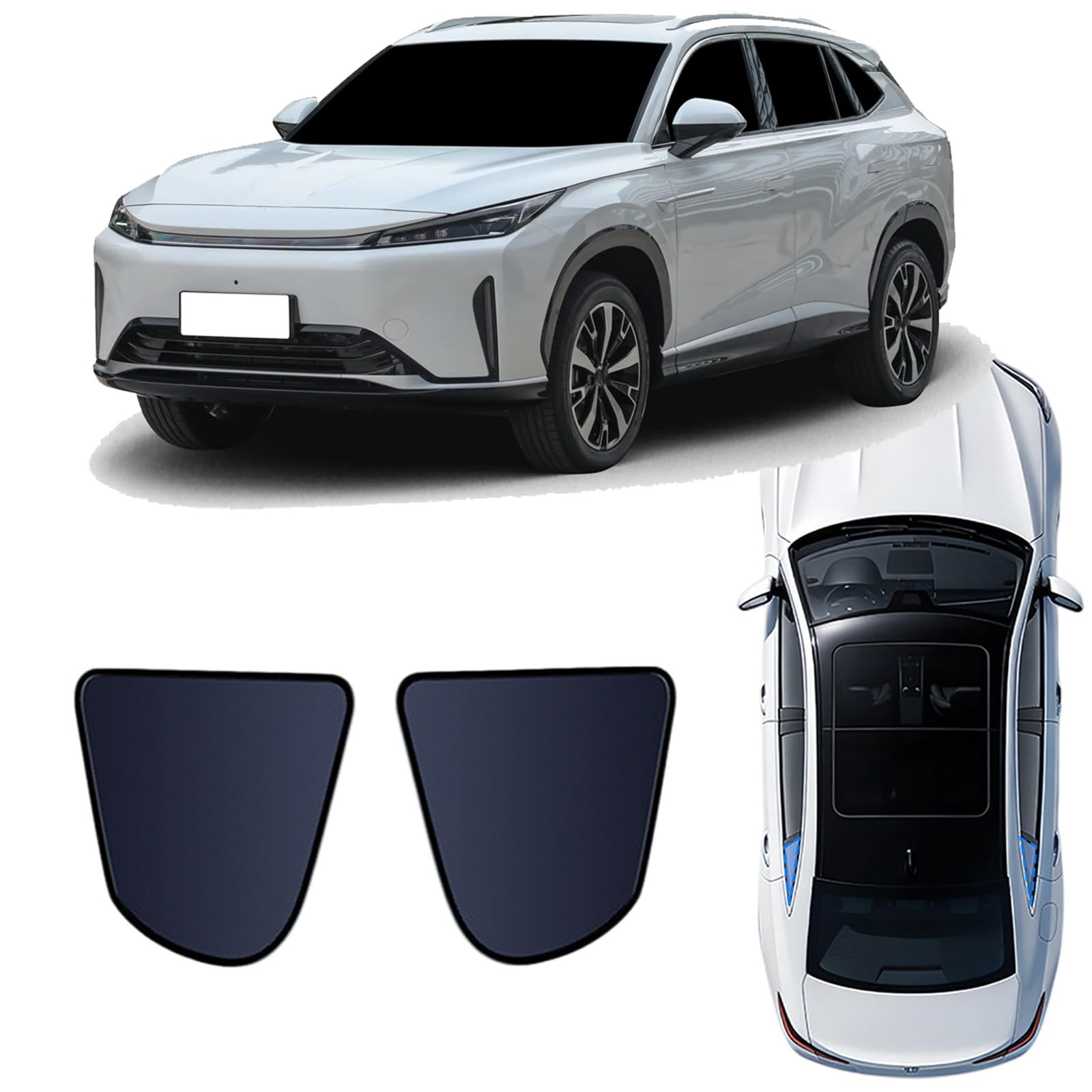 Pare-soleil voiture intérieur thermique et rideau magnétique pour camping et voyage