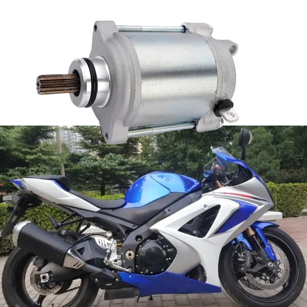 Motorino di avviamento per moto, sostituisce 31100-40F00, SMU0398, ND228000-8770 | Compatibile con Suzuki GSX-R 1000 GSXR1000 2001-2008 GSXR1000Z Limited 2003 GSXR1000Z Mladin Replica Edition 2004