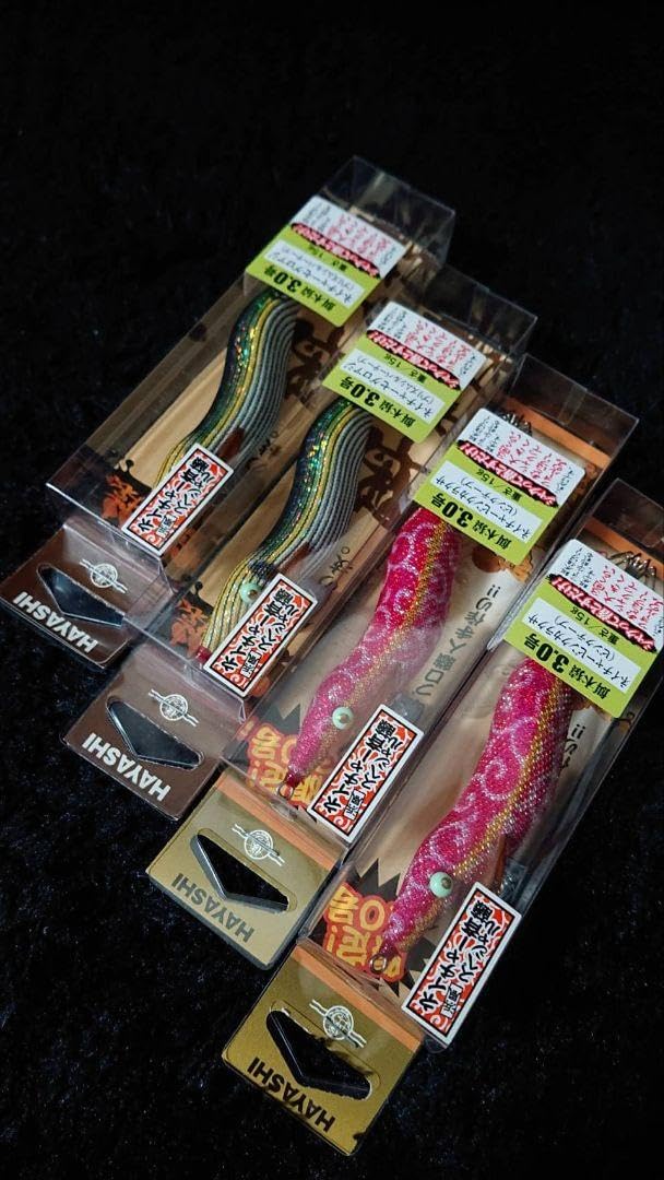 HAYASHI エギ 3.0号 4個セット 餌木猿 HAYASHI エギ 3.0号 4個セット