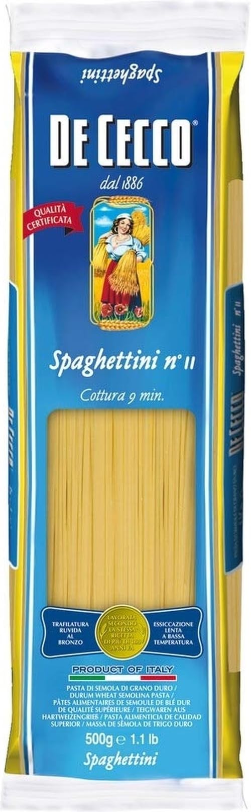 Amazon.co.jp: DE CECCO (ディ・チェコ) No.11 スパゲッティーニ 500g