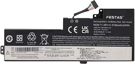 FESTAS 01AV420 01AV421 01AV489 Battery Compatible with Lenovo ThinkPad T470 T480 A475 A485 A285 Series 01AV419 SB10K97578 SB10K97577 Laptop Computer